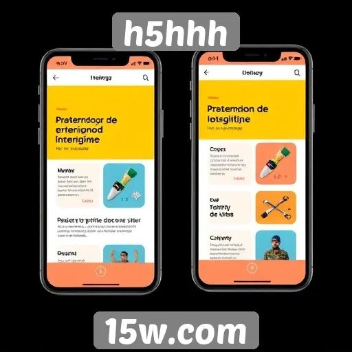 Desempenho do site h5hhh em dispositivos móveis