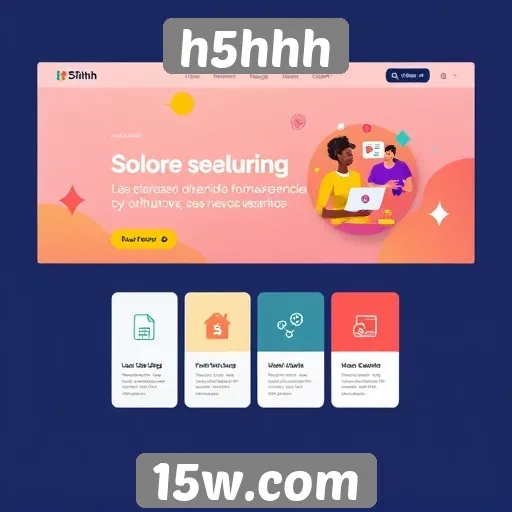 Interface e usabilidade do site h5hhh para novos usuários
